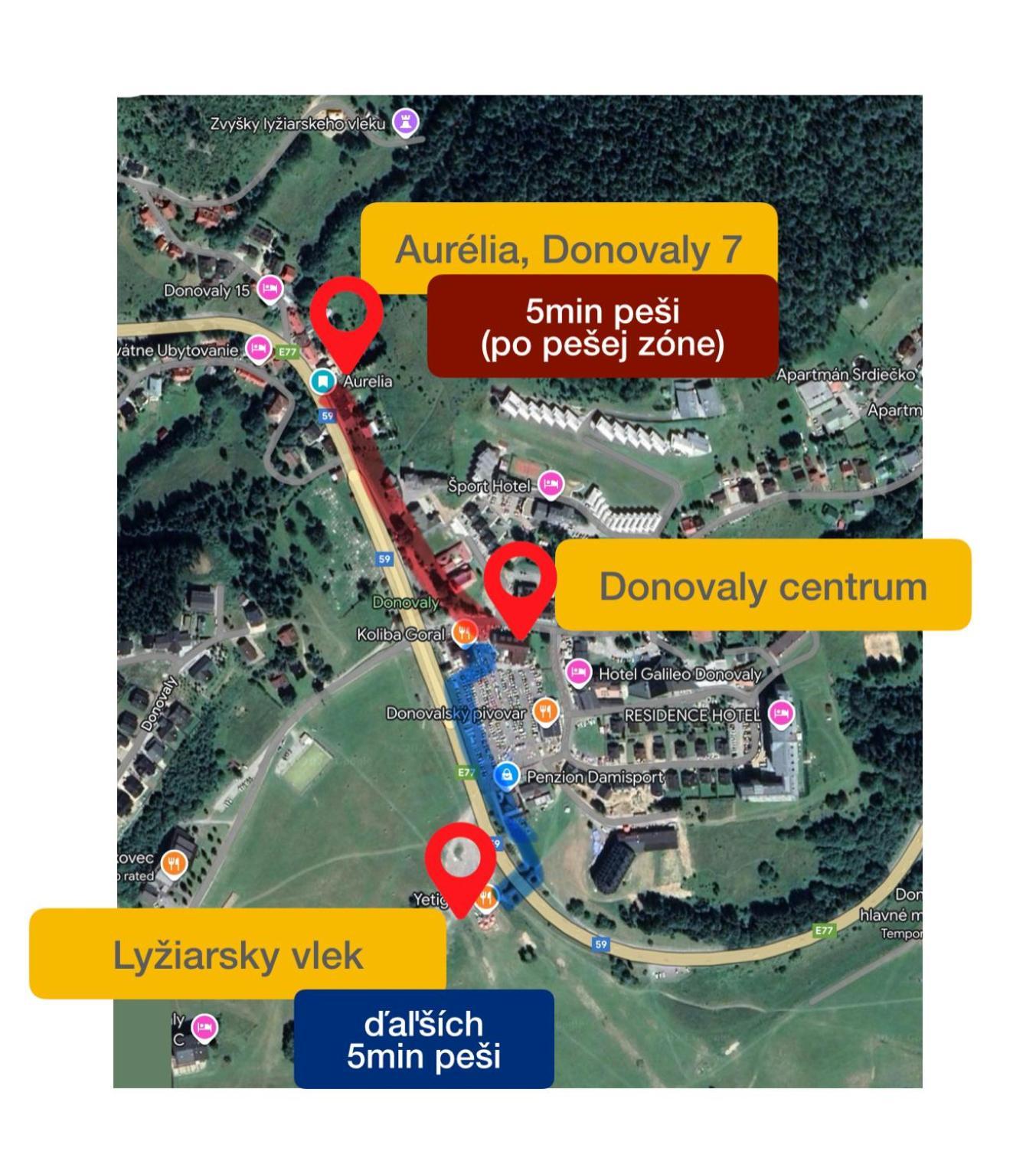 Penzion Aurelia Donovaly Esterno foto